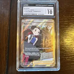 Pokemon 2023 SWSH Crown Zenith Roxanne Galarian Gallery CGC Mint 10 - Image 1