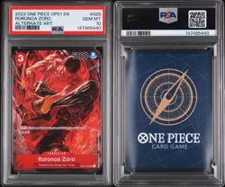 Roronoa Zoro Alt PSA 10 OP01-025 Romance Dawn One Piece TCG (UK SELLER) - Image 1