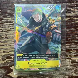 One Piece Roronoa Zoro OP07-113 Illustration Box Vol. 3 Promo - Image 1