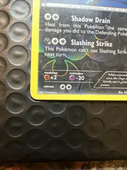 Umbreon 60/108 BW Dark Explorers Pokemon Card Reverse Holo Foil Rare - MP - Image 5