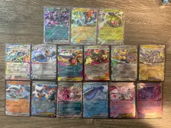 Pokemon EX Lot! 15 Holo Ex Cards From Scarlet & Violet And Mega Evolutions - Image 1