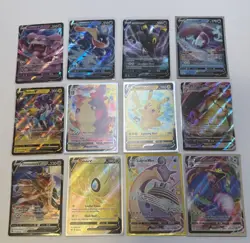 Pokemon 12 Card Lot Umbreon Celebi V Full Art Mimikyu Lapras Pikachu Promo NM - Image 1