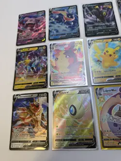 Pokemon 12 Card Lot Umbreon Celebi V Full Art Mimikyu Lapras Pikachu Promo NM - Image 2