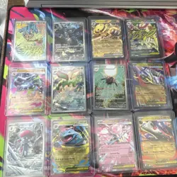 Pokemon Full Art Lot 12 Cards Total - Image 1