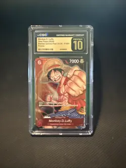 2024 One Piece Monkey.D.Luffy Premium Card Collection Fest 23-24 CGC PRISTINE 10 - Image 1