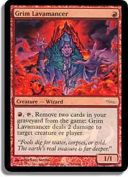 Grim Lavamancer (Judge) FOIL Promo NM Creature Special MAGIC MTG CARD ABUGames - Image 1