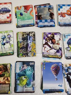Lot of Japanese Weiss Schwarz Disney Pixar Cards: Monsters Inc Cars Incredibles - Image 2