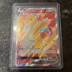 Pokemon Card Dragonite V 191/203 Evolving Skies Full Art Rare Near Mint - Image 3
