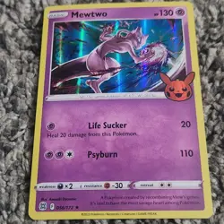 2022 Mewtwo - 056/172 - Pokemon TCG Card Trick or Trade - Holo Rare Halloween - Image 1