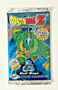 DragonBall Z Cell Saga 12 Card Booster Pack Vintage (2001) Factory Sealed - Image 1