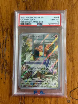 Charmander 044 Sv: Scarlet & Violet Promo Cards Holo PSA 10 - Image 1