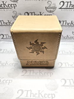 MTG Mana Flip Deck Box - Ultra Pro "WHITE" Lightly Used - Original Adult Owner - Image 1