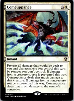 Comeuppance R Commander: Murders at Karlov Manor 58 NM - Image 1