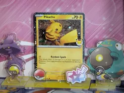 Pikachu 051/162 Cosmos Holo Swirl Pokemon Day 2026 Promo Pokemon Tcg NM-MT - Image 1