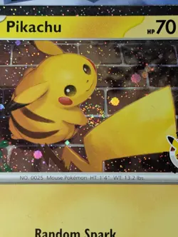 Pikachu 051/162 Cosmos Holo Swirl Pokemon Day 2026 Promo Pokemon Tcg NM-MT - Image 3