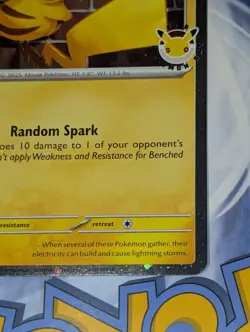 Pikachu 051/162 Cosmos Holo Swirl Pokemon Day 2026 Promo Pokemon Tcg NM-MT - Image 5