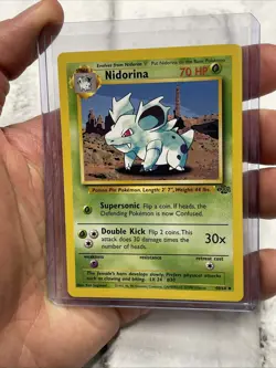 Nidorina 40/64 Jungle Vtg Pokemon 1999 Vintage Card NM/MT TCG Pokemon Nintendo - Image 2