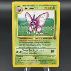 Pokemon TCG Venomoth Jungle Card 29/64 Unlimited Rare - Image 1