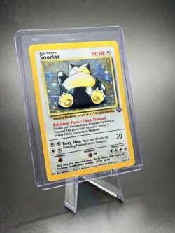 Pokemon Snorlax Jungle Holo Rare Unlimited 11/64 1999 English 90 HP Ken Sugimori - Image 1