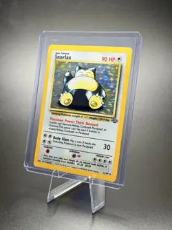 Pokemon Snorlax Jungle Holo Rare Unlimited 11/64 1999 English 90 HP Ken Sugimori - Image 2