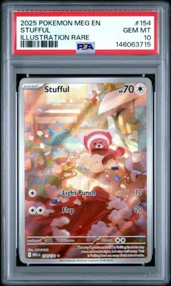 STUFFUL 154/132 - 2025 POKEMON MEG EN ILLUSTRATION RARE #154 - PSA 10 - Image 1
