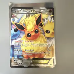 Pokemon TCG Flareon EX RC28/RC32 Generations Full Art Ultra Rare Holo 170 HP - Image 1