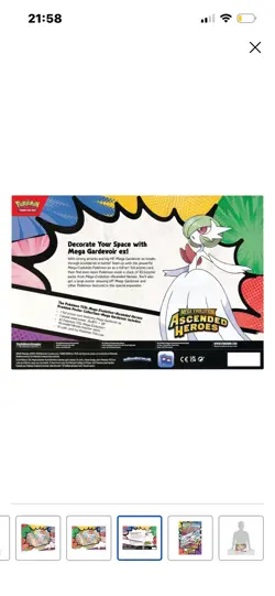 Pokemon Ascended Heroes Premium Poster Collection Mega Gardevoir - PRESALE - Image 2