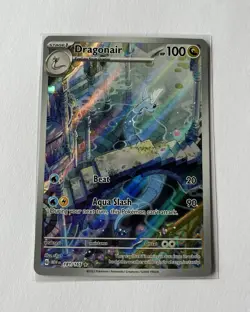 Pokemon TCG Dragonair 181/165 Scarlet & Violet 151 Illustration Rare NM - Image 1