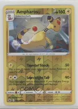 Ampharos Reverse Foil Pokemon Sword & Shield Chilling Reign #049 - Image 1
