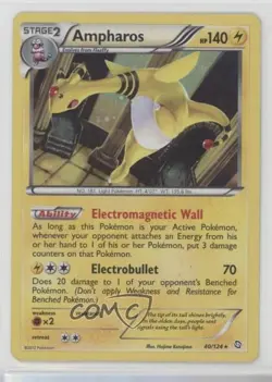 Ampharos Holo Pokemon Black & White Dragons Exalted #40 - Image 1