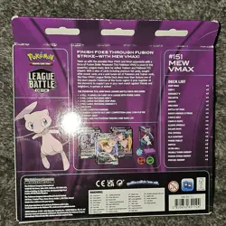 Pokemon League Battle Deck Mew VMAX Fusion Strike Starter Deck English Brand new - Image 2