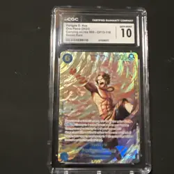 2025 One Piece Carrying On His Will Portgas D. Ace #OP13-119 CGC 10 - Image 1