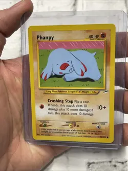 Pokemon Card - Neo Destiny 76/105 - PHANPY (common) - NM/MT Vintage Vtg Nintendo - Image 1