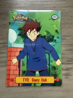 TV8 Gary Oak - Pokemon Topps TV Animation Series 1 Puzzle Card (B) - Image 1