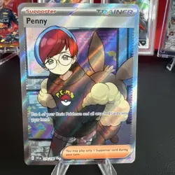 Penny - 239/198 - Pokemon Scarlet & Violet Base Full Art Ultra Rare Card NM - Image 1