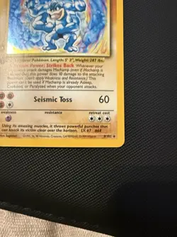 Pokemon - Machamp 8/102 1st Edition Base Set Holo Rare Card 1999 - Image 5