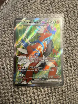 Pokemon Card Koraidon Ex 231/198 Scarlet & Violet Base Ultra Rare Near Mint - Image 1