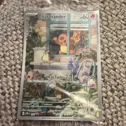 Pokemon TCG Charmander 044 SV Promo Card Obsidian Flames ETB, Holo, Sealed - Image 1