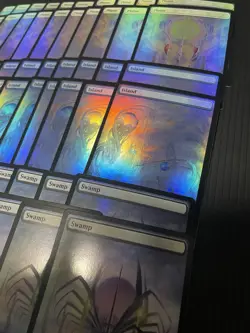 mtg phyrexia all will be one Basic land ×100 Each of 10 Full art Foil land - Image 3