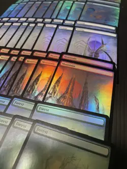mtg phyrexia all will be one Basic land ×100 Each of 10 Full art Foil land - Image 5