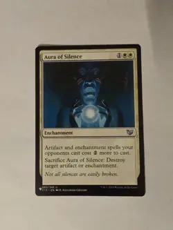 Magic The Gathering, Aura of Silence, The List Reprints, Regular - Image 1