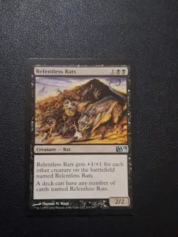 Relentless Rats 113/249 (M11) - Magic The Gathering - Regular Lightly Played - Image 1