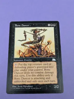 MTG Magic the Gathering: Weatherlight: Bone Dancer #62 Rare - LP - Image 1