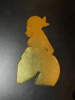 Pokemon May Anime Waifu Gold Metal Card - Image 2