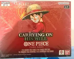 One Piece Card Game Carrying On His Will OP-13 Booster Box English W/acrylic Cse - Image 1