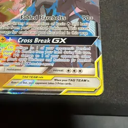 Pokemon Card Reshiram & Zekrom GX 157/236 Ultra Rare Cosmic Eclipse Near Mint - Image 3