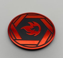 Pokemon Trading Card Game TCG Fire Energy Plastic Coin Token - Image 3