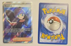 Shauntal 243/182 Ultra Rare Paradox Rift Holo Pokemon TCG & Bonus Card - Image 1