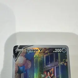 Pokemon TCG Sylveon V 008/009 SP Promo Full Art Holo Basic Stage 200 HP Card - Image 2