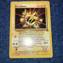 Pokemon Card TCG Electabuzz Kids WB Presents the First Movie Promo Card #2 - Image 1